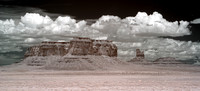 Monument Valley Clouds, Infrared